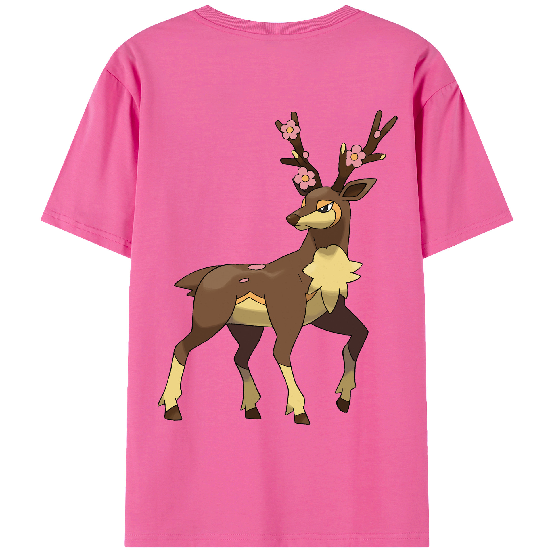 （画像用） ポケットモンスター Pokémon レディース半袖Tシャツ(バックプリント)